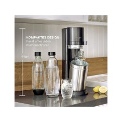 Sodastream DUO Promopack Titan - Ultimate Sparkling Water Maker with 3 Bottles & CO2 Cylinder - Unleash Refreshing Flavor!